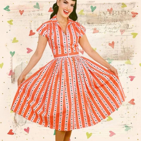 Bernie Dexter Queen Of Hearts Dress 4X NWT - Picture 5 of 6